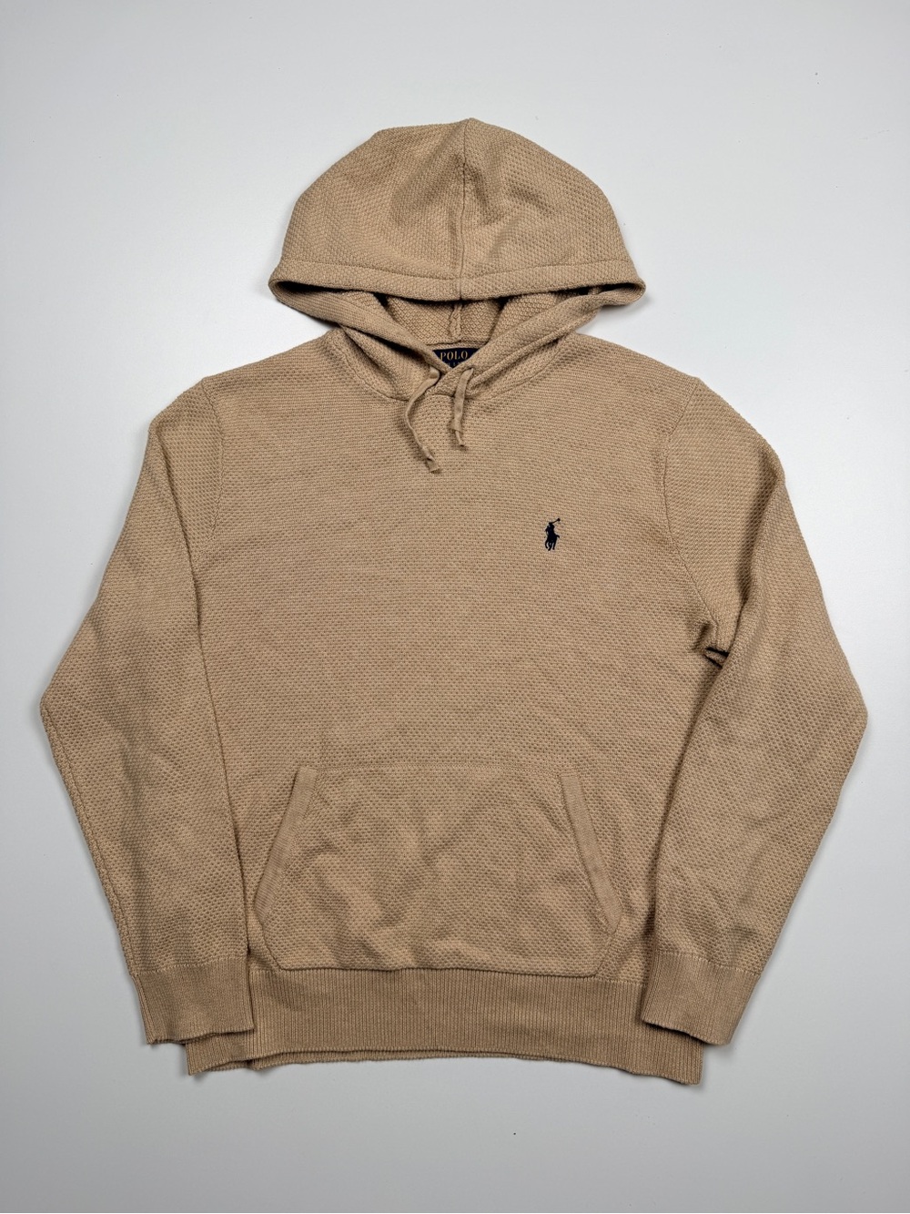 polo ralph lauren cotton knit pullover sweater hoody